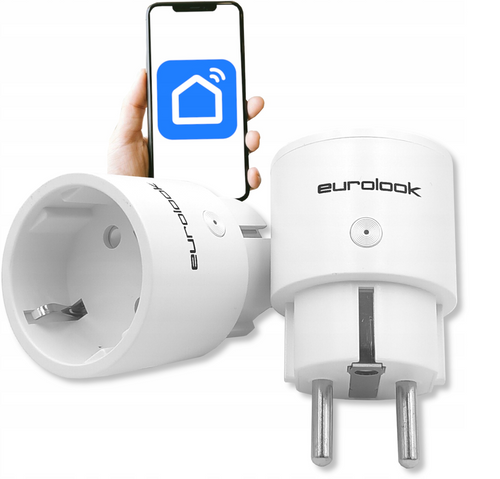 Inteligentne gniazdo Wi-Fi Tuya EU-2 EUROLOOK (2 szt.)