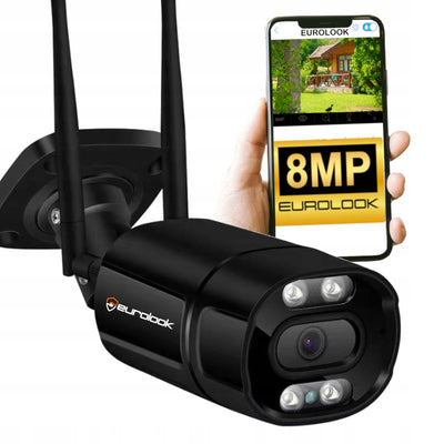 ZEWNĘTRZNA BEZPRZEWODOWA KAMERA 8MP EUROLOOK DSB-8MP01T