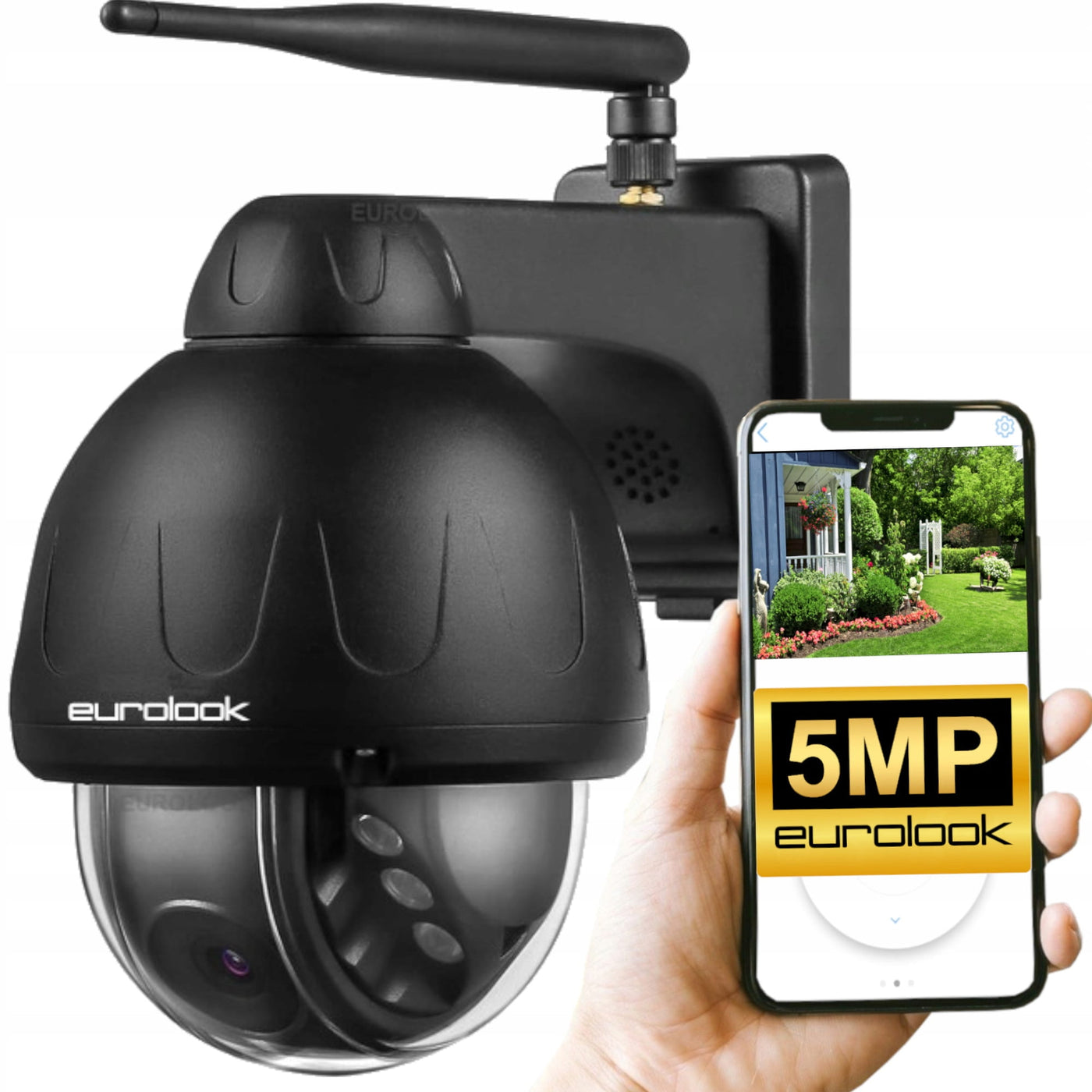 Bezprzewodowa Zewnętrzna Kamera EUROLOOK EDW-5028OB 5MP