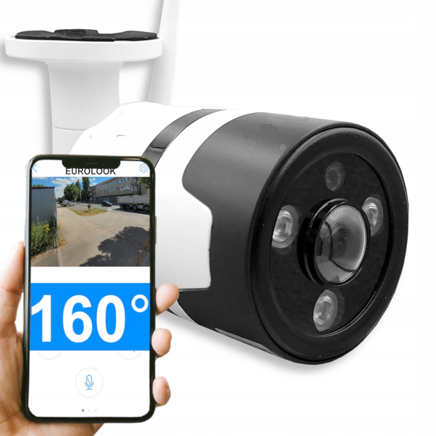 Zewnętrzna Kamera IP Wi-Fi 2MP 160° EUROLOOK EDW-4110
