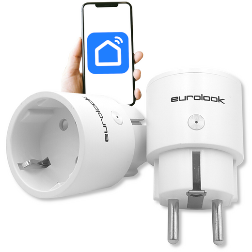 Inteligentne Gniazdko Wi-Fi Tuya do 10A EUROLOOK EU-2 - 1szt.