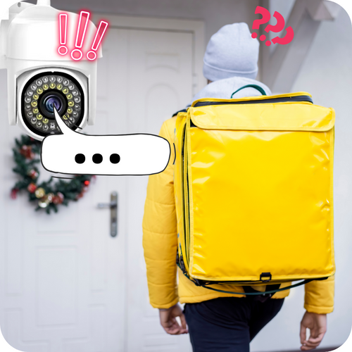 Bezprzewodowa Zewnętrzna Kamera Obrotowa 2MPX FullHD TS-1