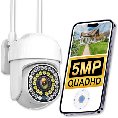 Bezprzewodowa Obrotowa Kamera WiFi 5MPX Powiadomienia Alarm EUROLOOK ZC-01