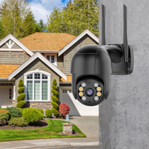 Bezprzewodowa Zewnętrzna Kamera IP WiFi 4MPx EUROLOOK Q8