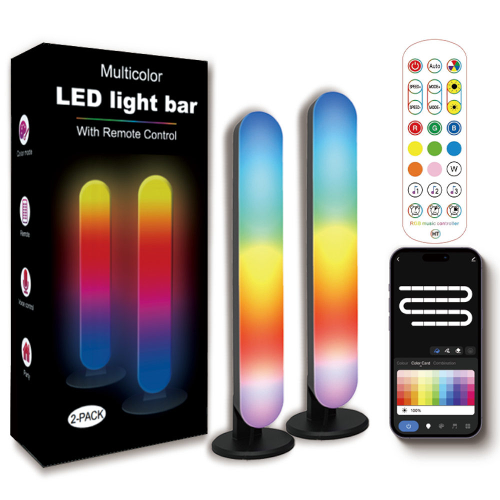 Zestaw 2 Inteligentnych Lampek RGB LED Sterowane Aplikacją Tuya EUROLOOK LB-01