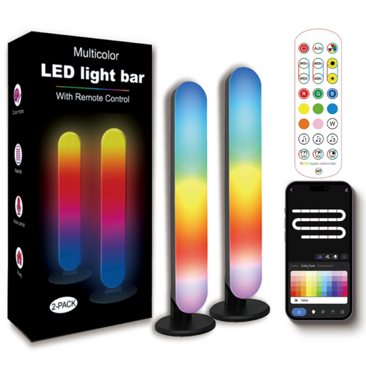 Zestaw 2 Inteligentnych Lampek RGB LED Sterowane Aplikacją Tuya EUROLOOK LB-01