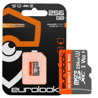 Karta Pamięci microSD 256GB EUROLOOK Class 10